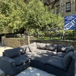 FREE DELIVERY (Grey Cloud Modular Sectional)