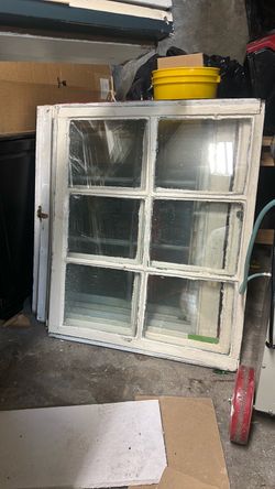 Antique glass windows