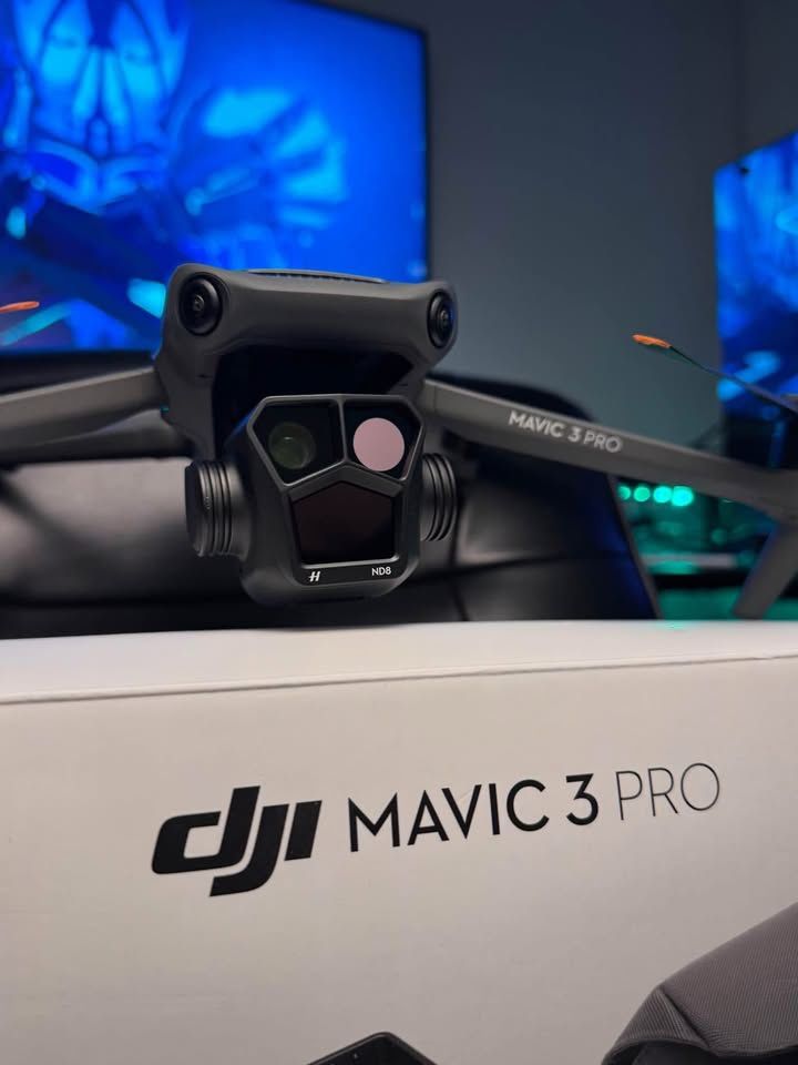 DJI Mavic 3 Pro Fly More Combo (DJI RC) — Triple Hasselblad Cameras.