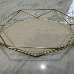 Umbra Prisma Geometric Gold Jewelry/Key Tray