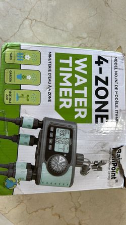 4-zone water timer