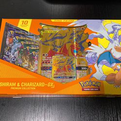 Pokemon Reshiram & Charizard GX Premium Collection Box