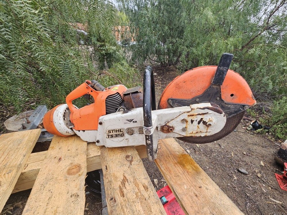 Stihl Ts350 Gas Powered Concrete saw