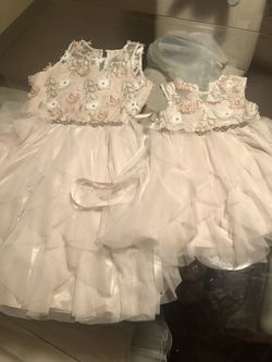 Dresses / can be Easter dress size 16 kids and 3T toddler