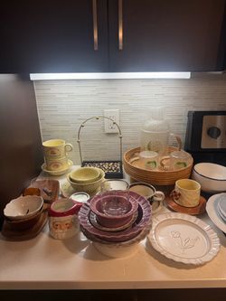 Mixed Kitchenware and Dishware Lot