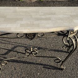 Beautiful Marble Entry Way Table