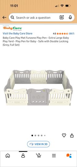 Baby playpen, portable gate