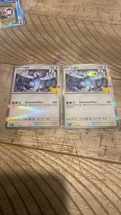 Lugia 121/128 Holo Pokémon Card x2