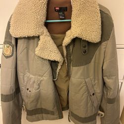 Diesel Vintage Sherpa Bomber Jacket (NWOT)