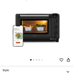  Tovala Smart Oven Pro, 6-in-1 Countertop Convection Oven - Steam, Toast, Air Fry, Bake, Broil, and Reheat - Smartphone Control Steam & Air Fryer Oven