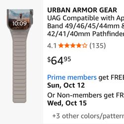 URBAN ARMOR GEAR UAG Compatible with Apple Watch Band 49/46/45/44mm.Double Side Reversible Magnetic