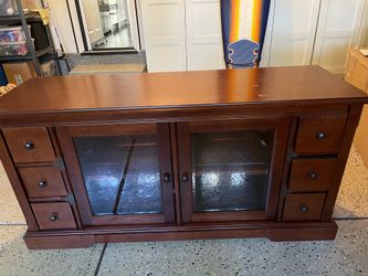 Beautiful solid wood TV stand