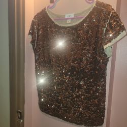 Sequin Shirt Size M