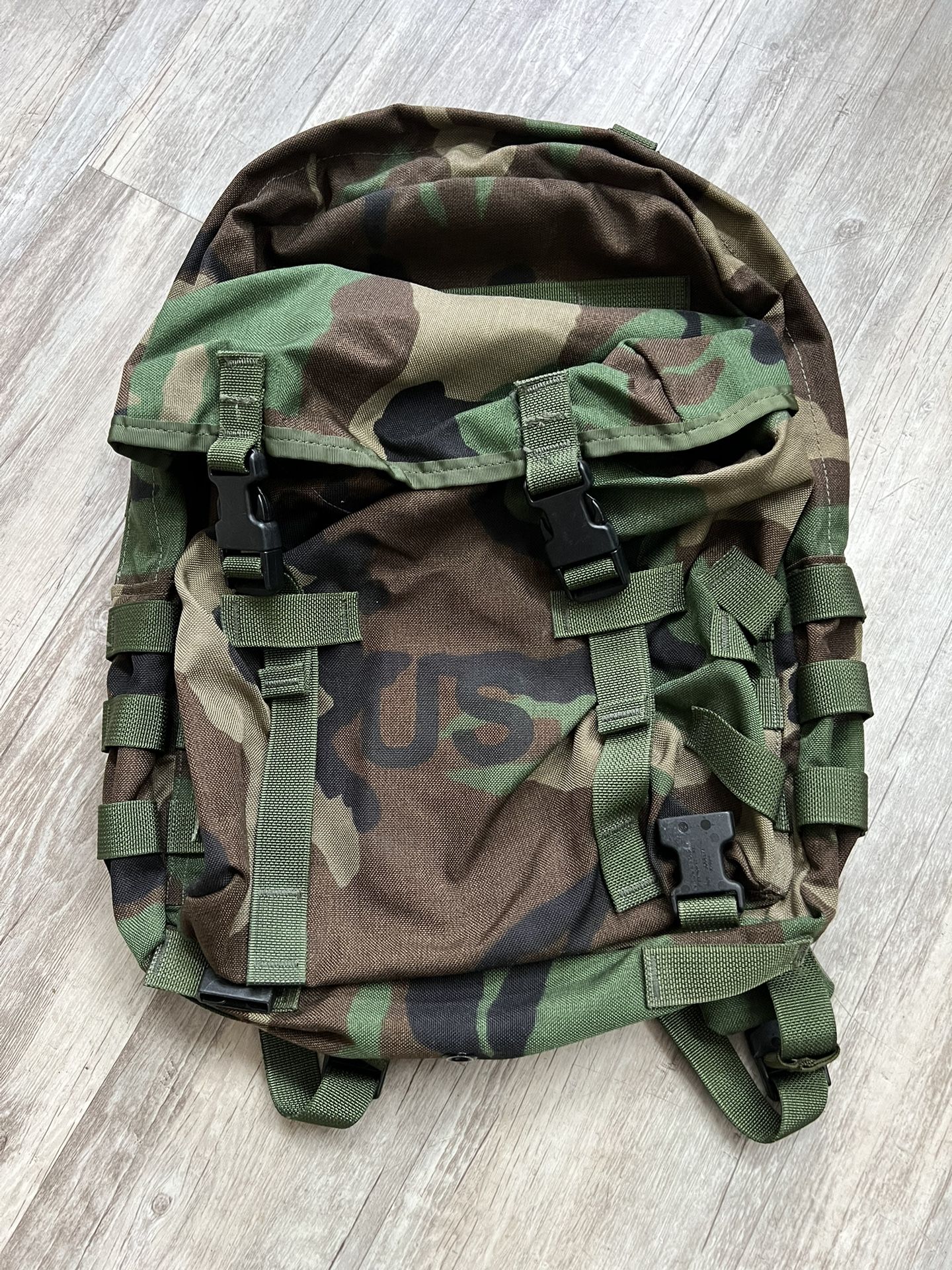 USGI Molle II Woodland Camouflage Patrol Backpack Rucksack Woodland