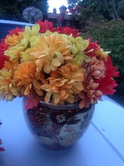 Flowers with the vase $20