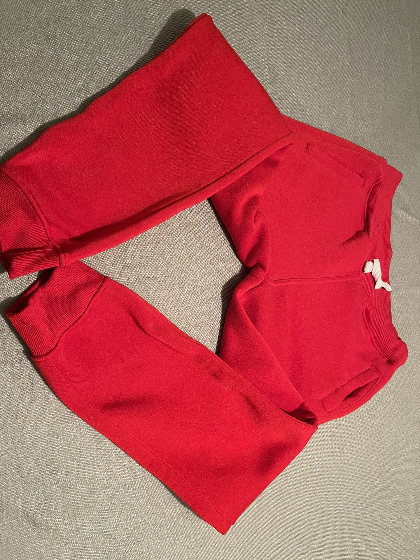 South Pole Authentic Collection Boys Active Fleece Red Jogger Pants Size XL (18-20)