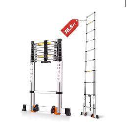 SAKER® Aluminum Telescoping Extension Ladder