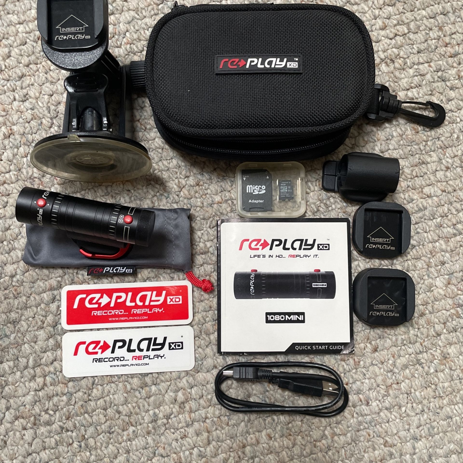 Replay Mini HD Camera XD 1080 Mini w/Accessories