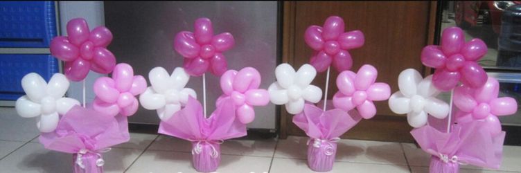 Centros de mesa para Party