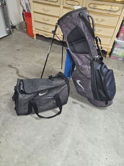 Nike Golf Bag with Matching Duffle