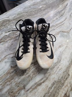 Nike Alpha Football Cleats White Black