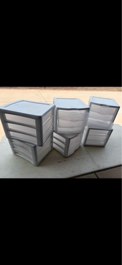 Plastic Drawer Storage Organizers Set of 6