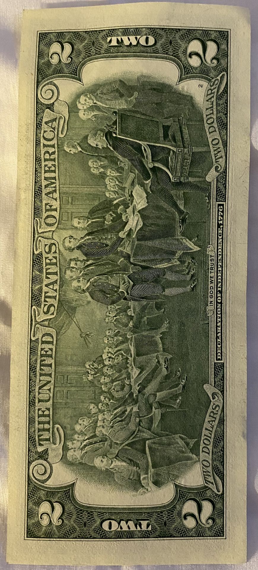 Two Dollar Bill Fw Series B Duplicade