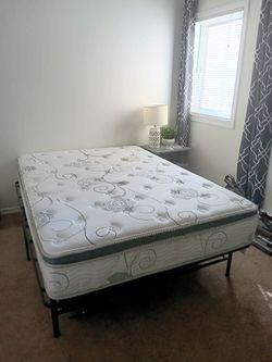 Almost New Full Bed Mattress and Frame