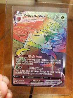 Vivid Voltage Rainbow Rare Orbeetle Vmax secret pokemon