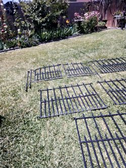Used garden fencing & gate