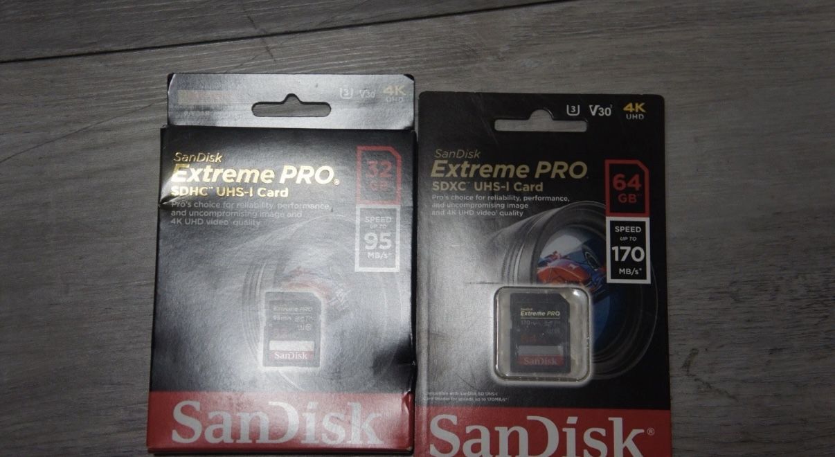 64 GB And 32 GB New Sd Card