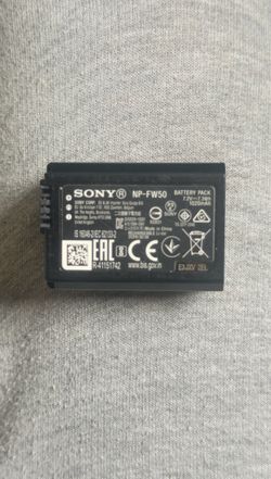 Sony NP-FW50 Battery -| FREE