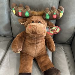 Build A Bear Reindeer Christmas, Plush Light Of Antlers