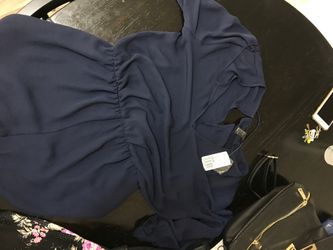 Forever21 Size Large jumpsuit/3QSLV Navy
