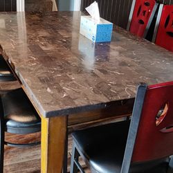 Dinner Table And 6 Chairs