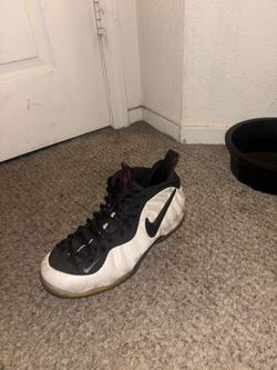 White Nike Foamposites - size 12