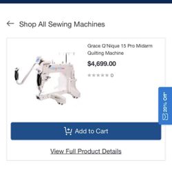Quilt Maker/sewing Machine