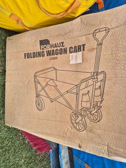 Folding Wagon Red New