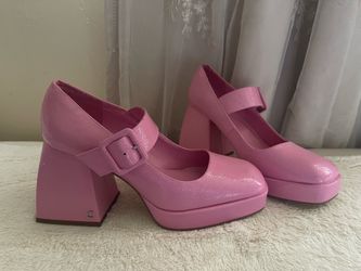 baby pink platforms