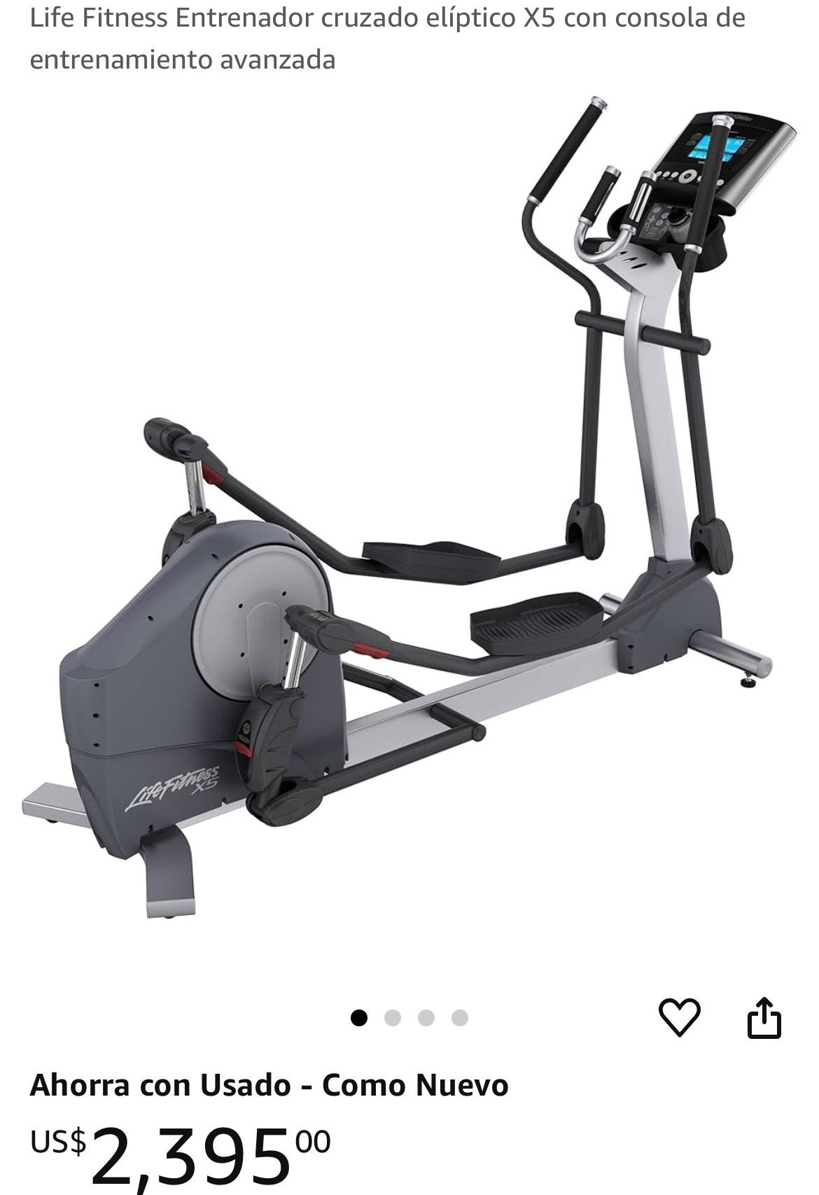 X5 Elliptical Cross Trainer from Life Fitness