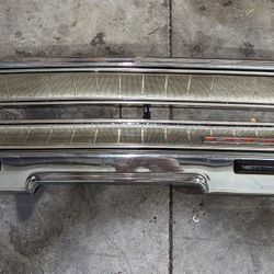 1971 Plymouth Fury Original Front Bumper And Grill Insert