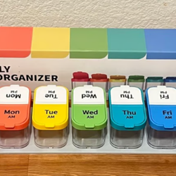 Extra Large Weekly Pill Organizer