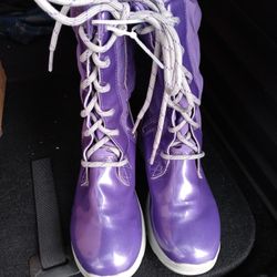 Purple Snow Boots