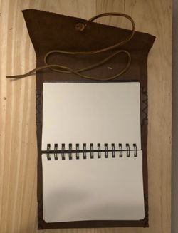 Leather Reusable Notebook Cover