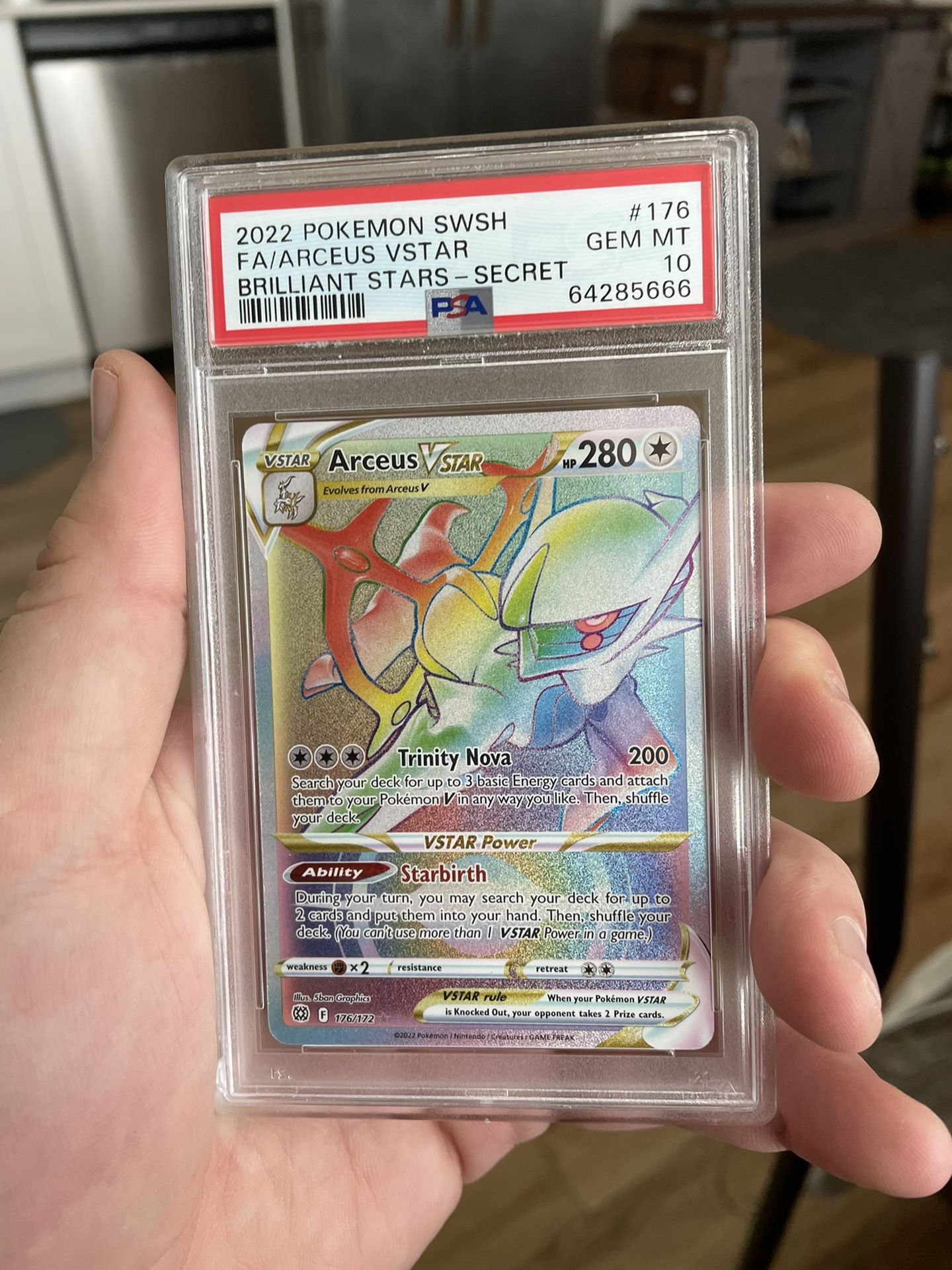 Pokemon PSA 10 Arceus Vstar Rainbow Rare 🌈