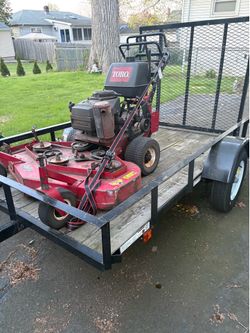 Toro 48 inch cut with 5x8 Trailer