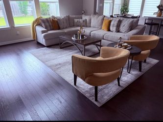 Sofa set with two chairs $550