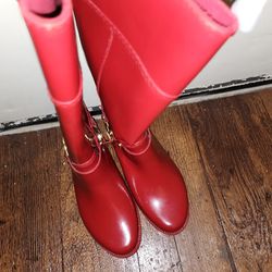 LADIES RUBBER BOOTS BY MICHAEL KORS 