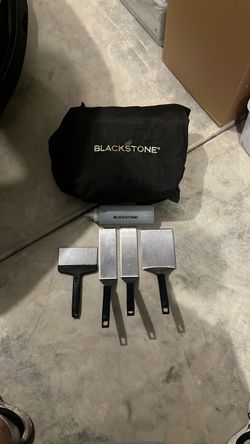 Blackstone Griddle Tool Set with 4 Burner Grille Cover