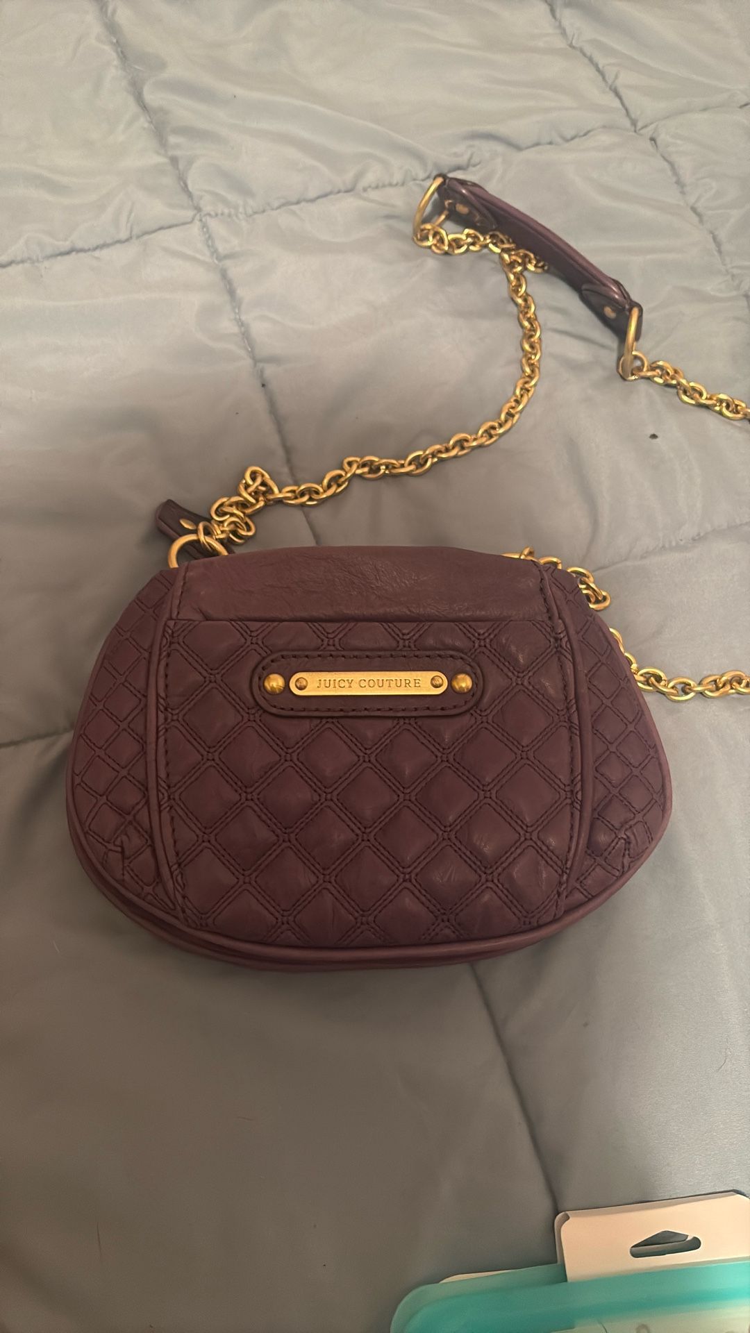 Juicy Couture Vintage Quilted Leather Clutch